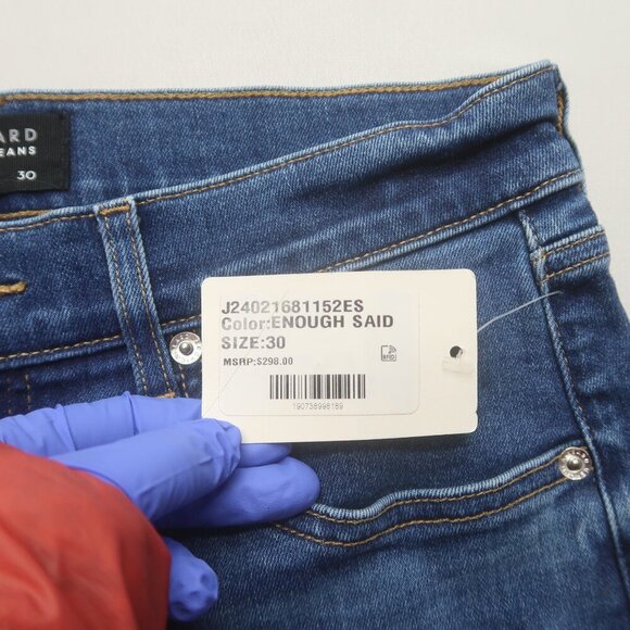 Veronica Beard Beverly High Rise Skinny Flare Jeans Enough Said Size 30 NWT - Picture 8 of 16